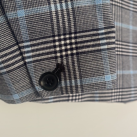 1.State Plaid Blazer Blue/Grey Size 6 - Picture 8 of 9